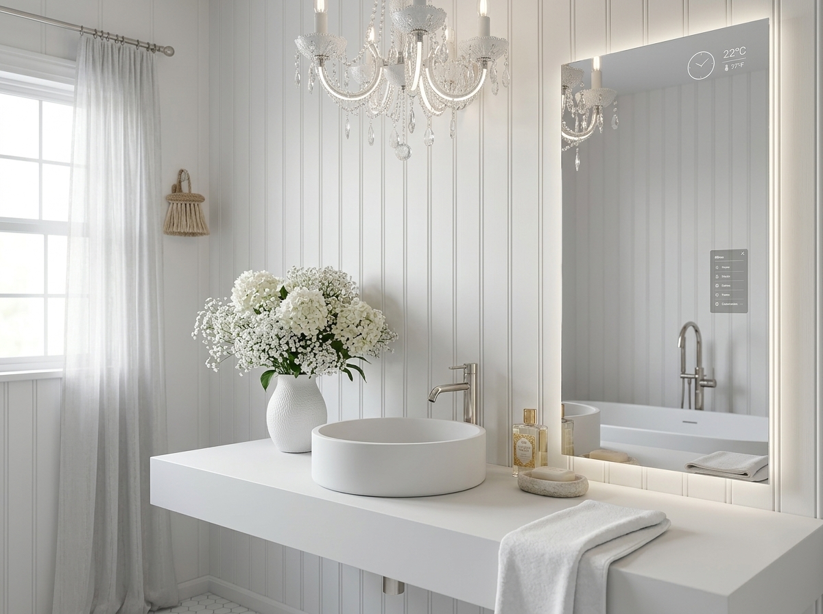 台盆颜色怎么选？白色、灰色、岩板纹理各适合什么空间